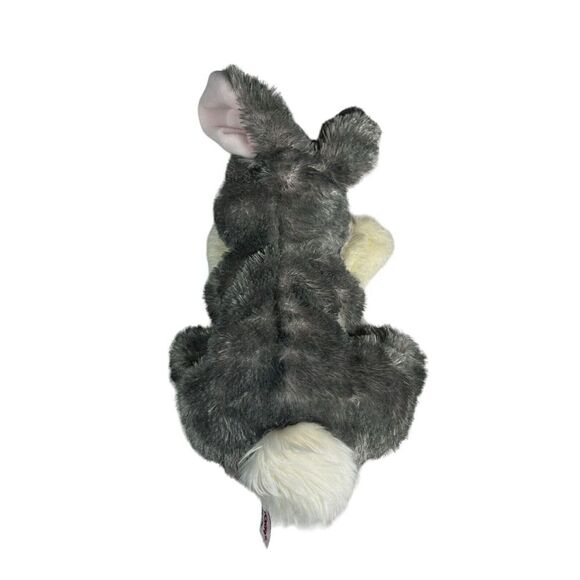Aurora Bunny Rabbit Plush Gray Realistic Floppy FurryNovelty Gift Spring Lovey - Picture 2 of 7